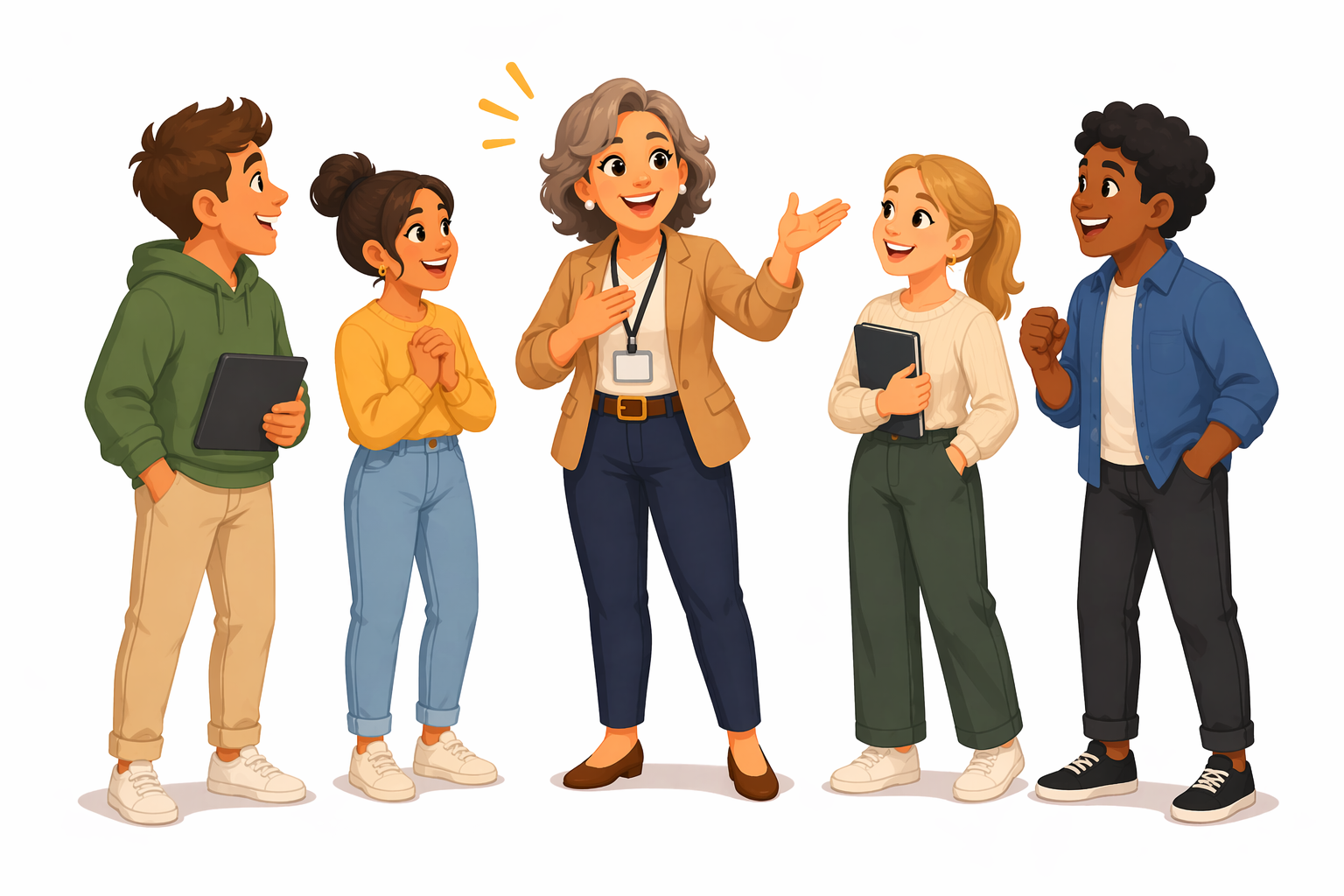 Group of 5 people