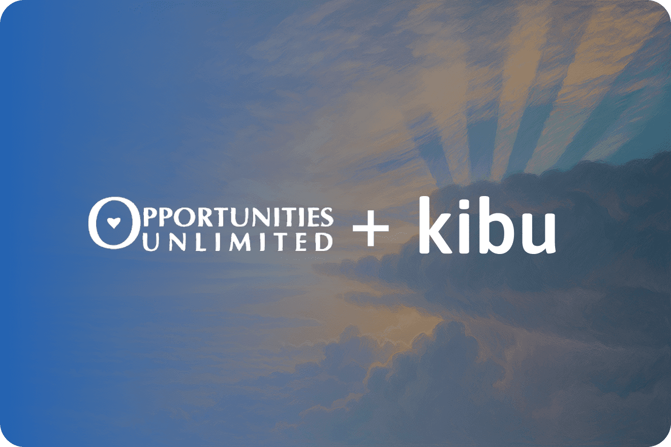 Opportunities Unlimited team using Kibu in their programs